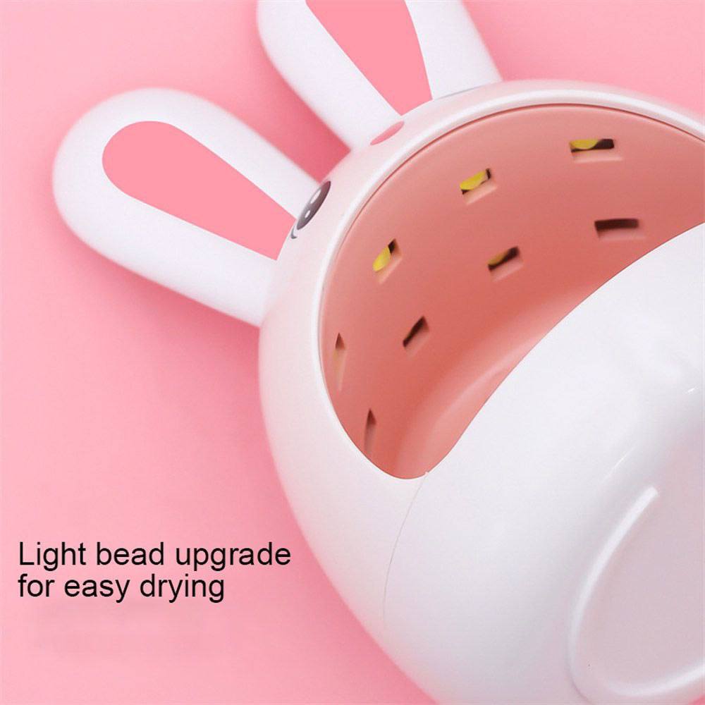 Conejo Mini Lampara para Uñas Secado