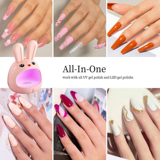 Conejo Mini Lampara para Uñas Secado