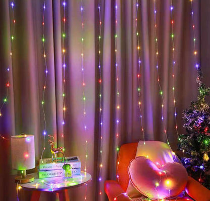 Cortina de luces LED Multicolor