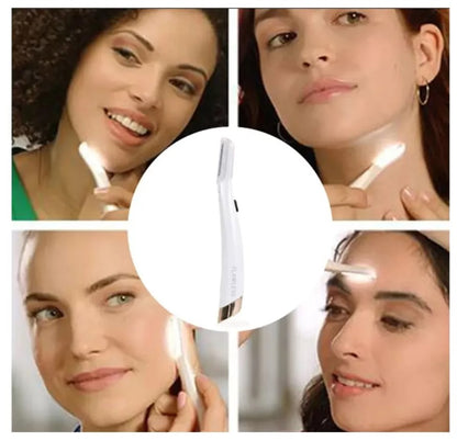 Depilador Facial Luz Led +6 cabezas
