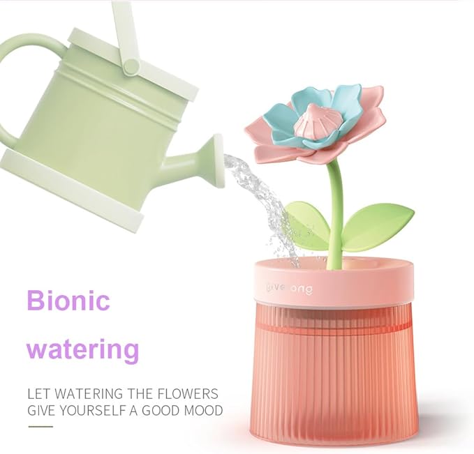 Mini humidificador portatil con luz