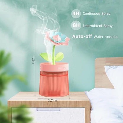 Mini humidificador portatil con luz