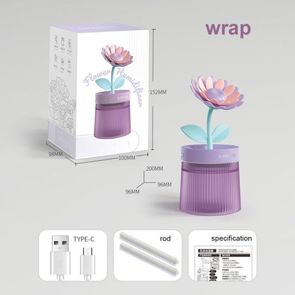 Mini humidificador portatil con luz