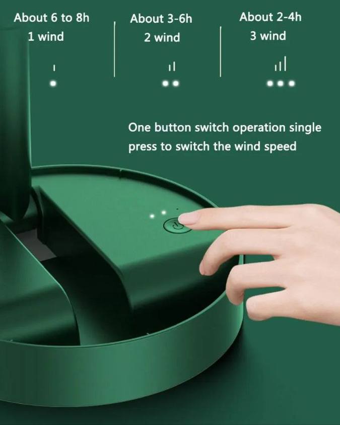 Ventilador Plegable Regulable portatil