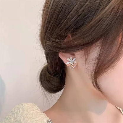 Aretes en forma de flor