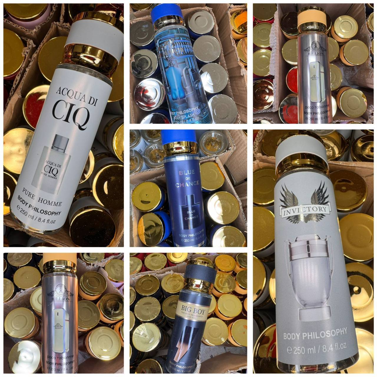 Fragancias para hombre 250 ml
