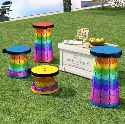 Asiento retractil expansible portatil