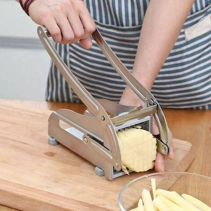 Cortador de Papas Manual de Acero Inoxidable