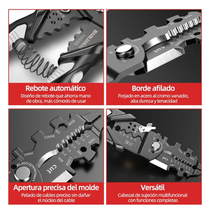 Alicate electricidad 10 en 1 multiusos
