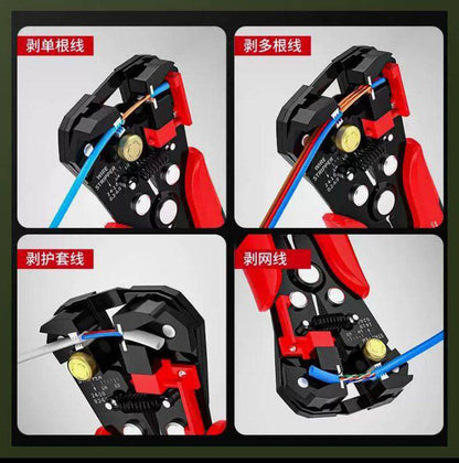 Herramienta para cortar y pelar cables