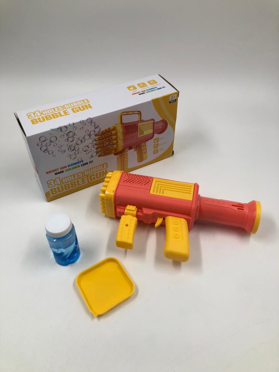 2x1 Pistola de burbujas, bazuca, bazooka