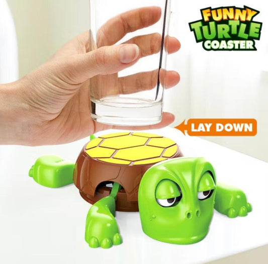 Divertidos portavasos de tortuga