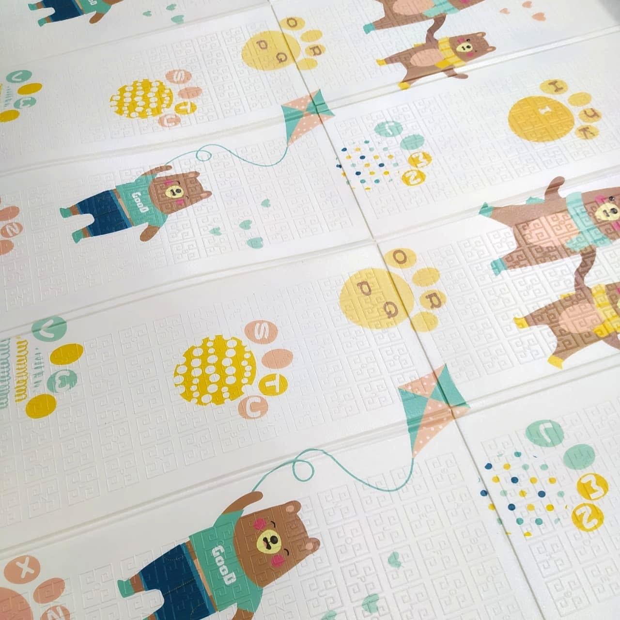 Alfombra antigolpes para bebe reversible