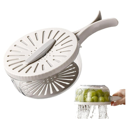 Escurridor 2 en 1 con tapa drenaje