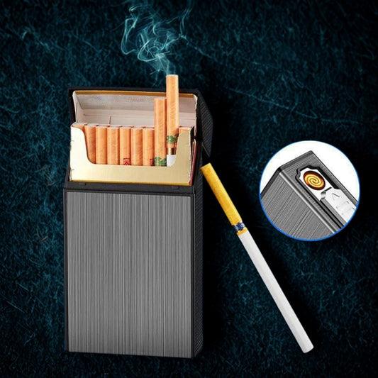 Estuche cigarrillo encendedor recargable