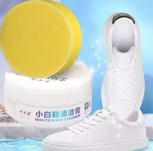 Crema Limpiadora Blanca Para Zapatos