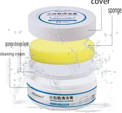 Crema Limpiadora Blanca Para Zapatos