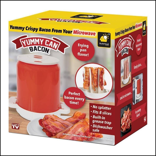 Yummy can bacon - tocino en microondas
