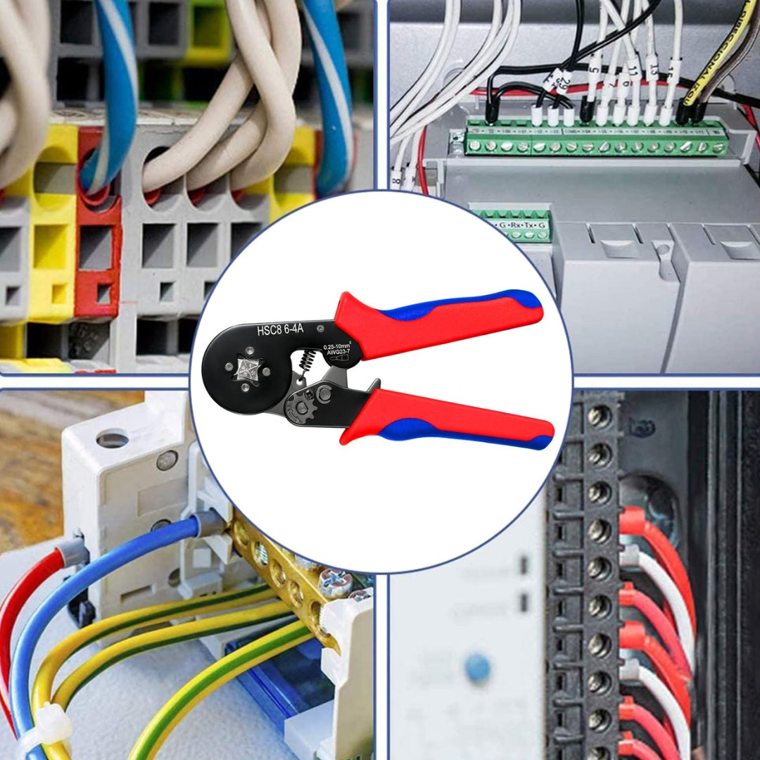 Alicate de prensado electrico terminales