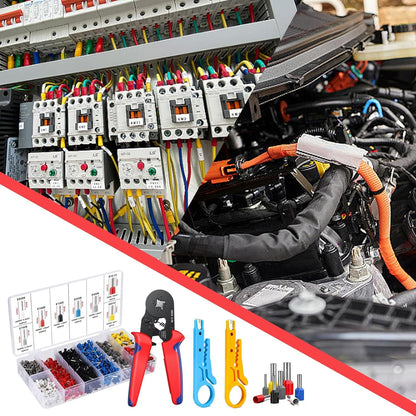 Alicate de prensado electrico terminales