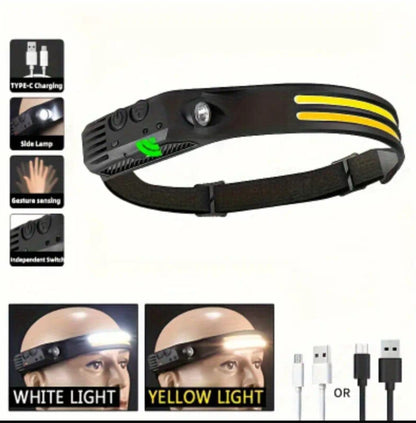 Linterna Frontal Recargable