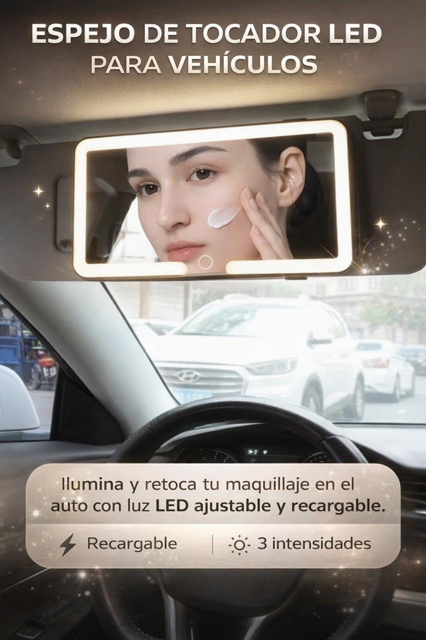 Espejo Luz Led para Carro