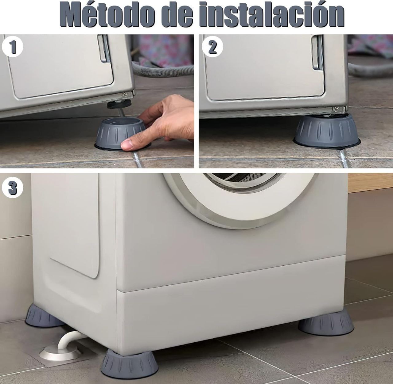 Soporte antivibracion para lavadora