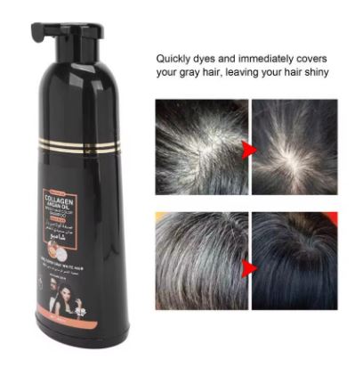 Shampoo tinte para canas color negro - El Mayorista