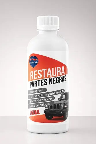 RESTAURADOR PARTES NEGRAS DE CARRO