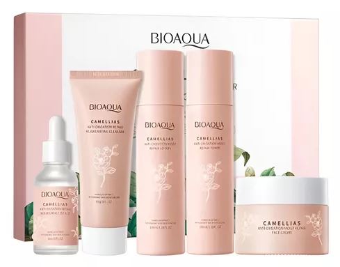 Kit Facial Camellias de Bioaqua x 5