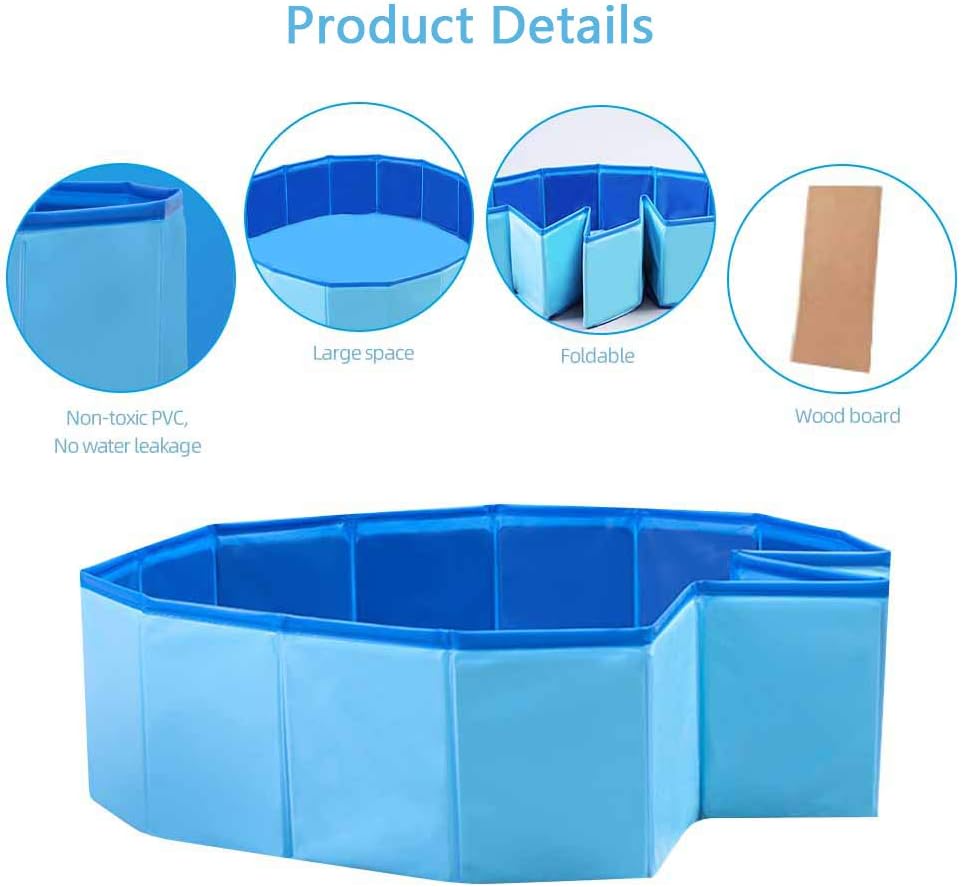 Piscina plegable portatil para mascotas