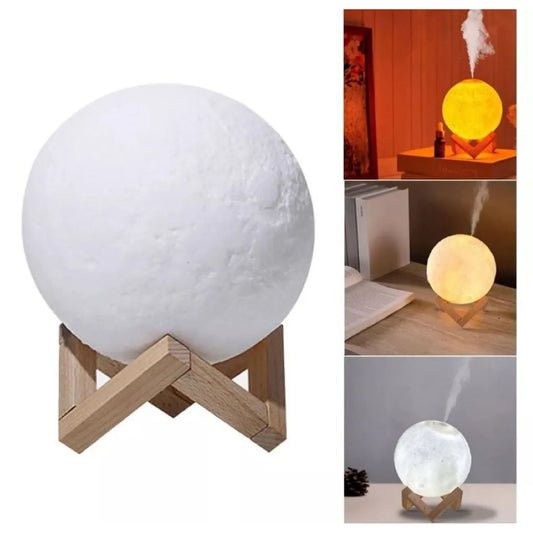 Lampara Humidificadora de Luna 3D