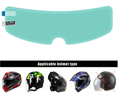 Pelicula repelente de agua para casco