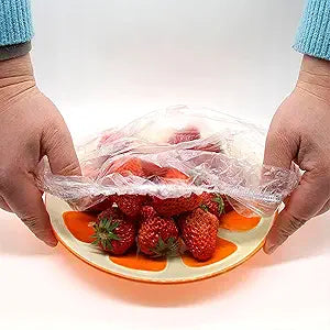 Funda elastica de plastico biodegradable