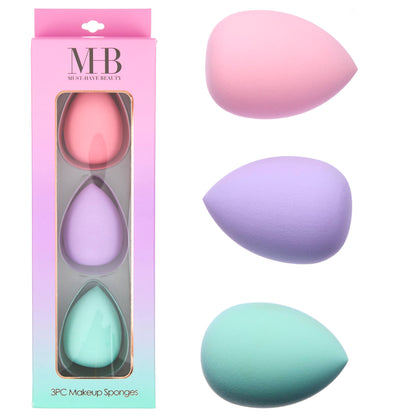 SET X 3 ESPONJAS DE MAQUILLAJE