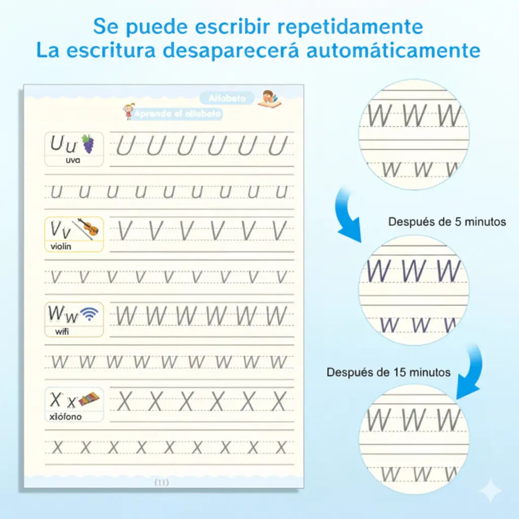 KIT DE 4 LIBROS MAGICOS MONTESSORI INCLUYE ESFERO