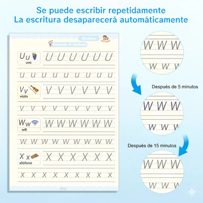 KIT DE 4 LIBROS MAGICOS MONTESSORI INCLUYE ESFERO