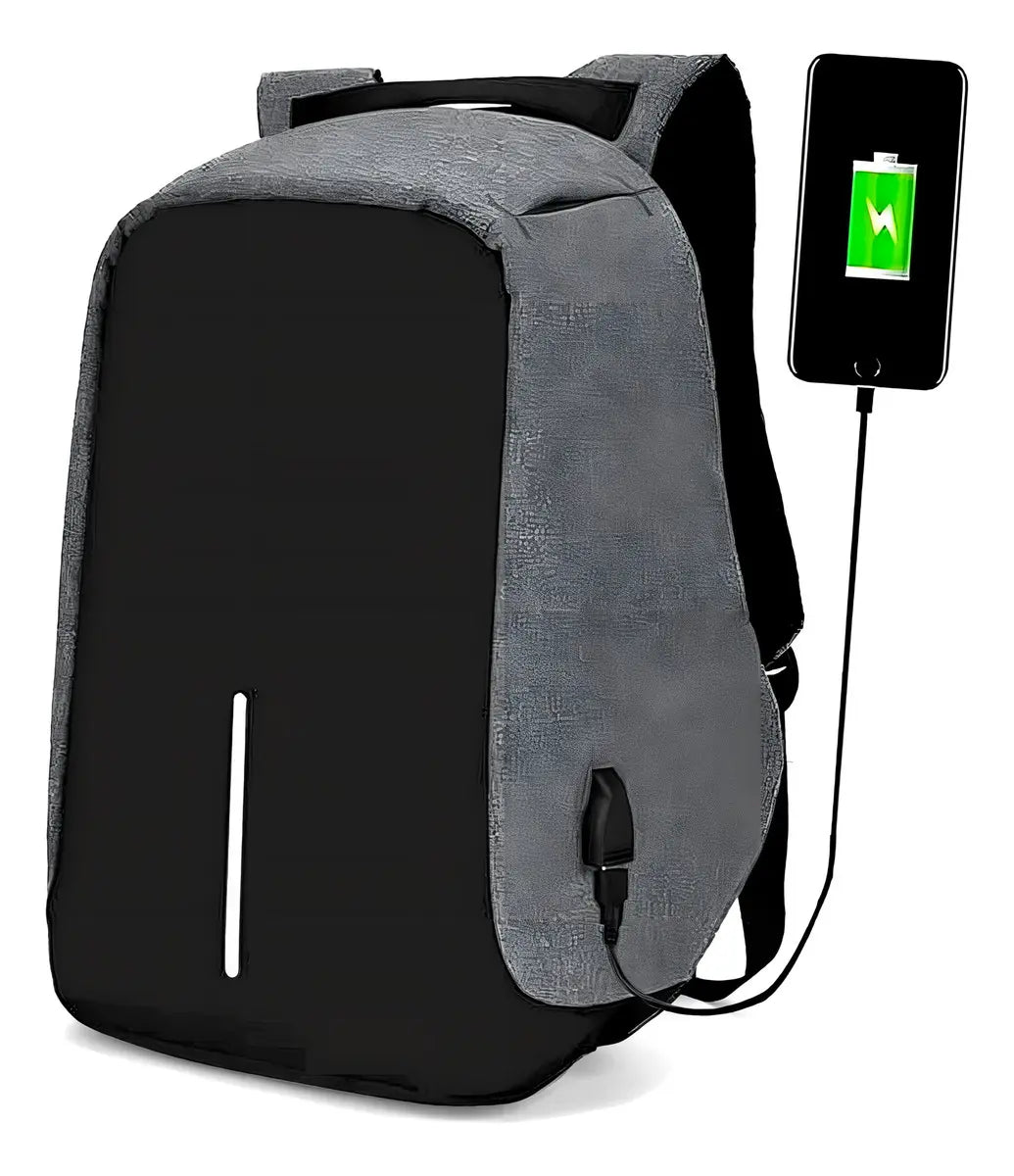 BOLSO, MOCHILA ANTIRROBO CONECTOR USB