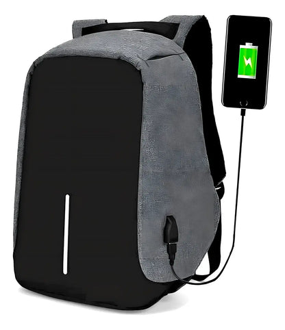 BOLSO, MOCHILA ANTIRROBO CONECTOR USB