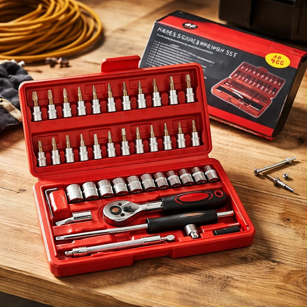 SET DE HERRAMIENTAS X46 PIEZAS