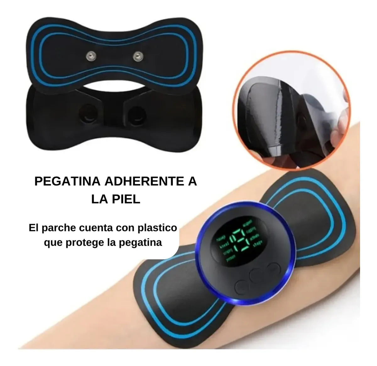 MASAJEADOR PORTATIL RECARGABLE MARIPOSA