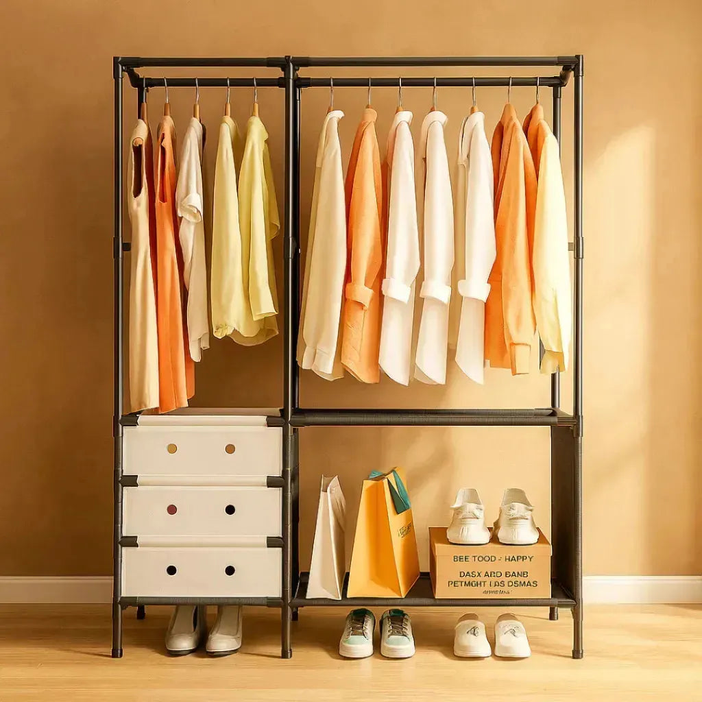 ORGANIZADOR PERCHERO DE ROPA Y ZAPATOS