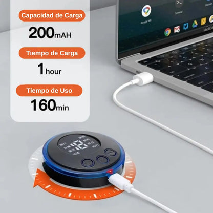 MASAJEADOR PORTATIL RECARGABLE MARIPOSA