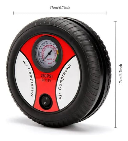 MINI COMPRESOR DE AIRE INFLADOR MODELO LLANTA