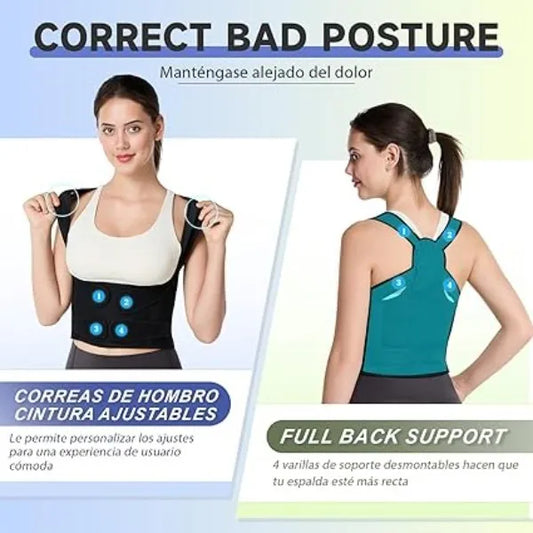 Corrector de postura ergonomico unisex