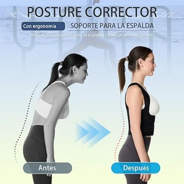 Corrector de postura ergonomico unisex