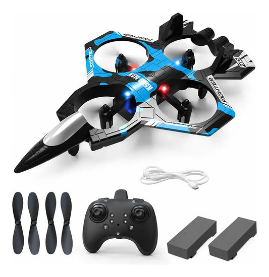AVION A CONTROL REMOTO TIPO DRON RECARGABLE