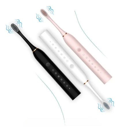 CEPILLO DE DIENTE ELECTRICO SONICO RECARGABLE X3 CON 4 CABEZALES