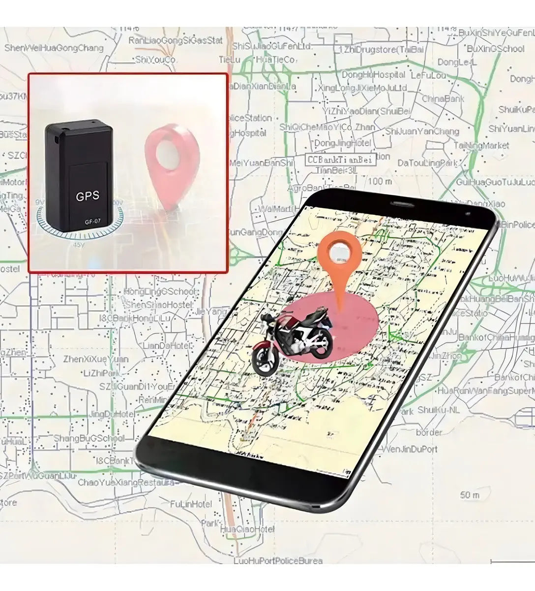 MINI LOCALIZADOR GPS GF-07
