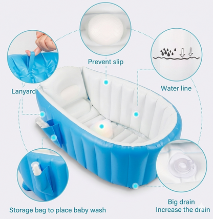 Tapete, Bañera Plegable para Bebe